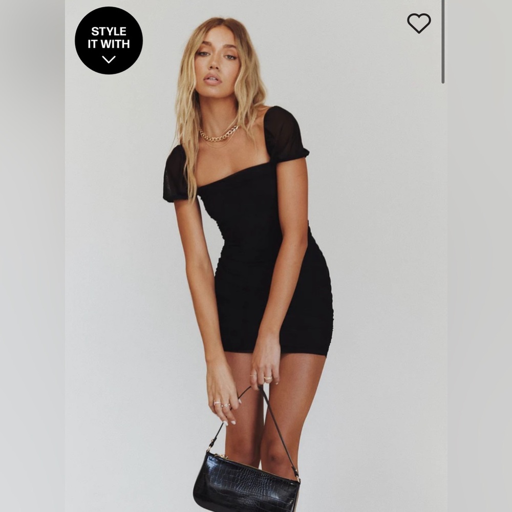 Bodycon Black Dress by Princess Polly